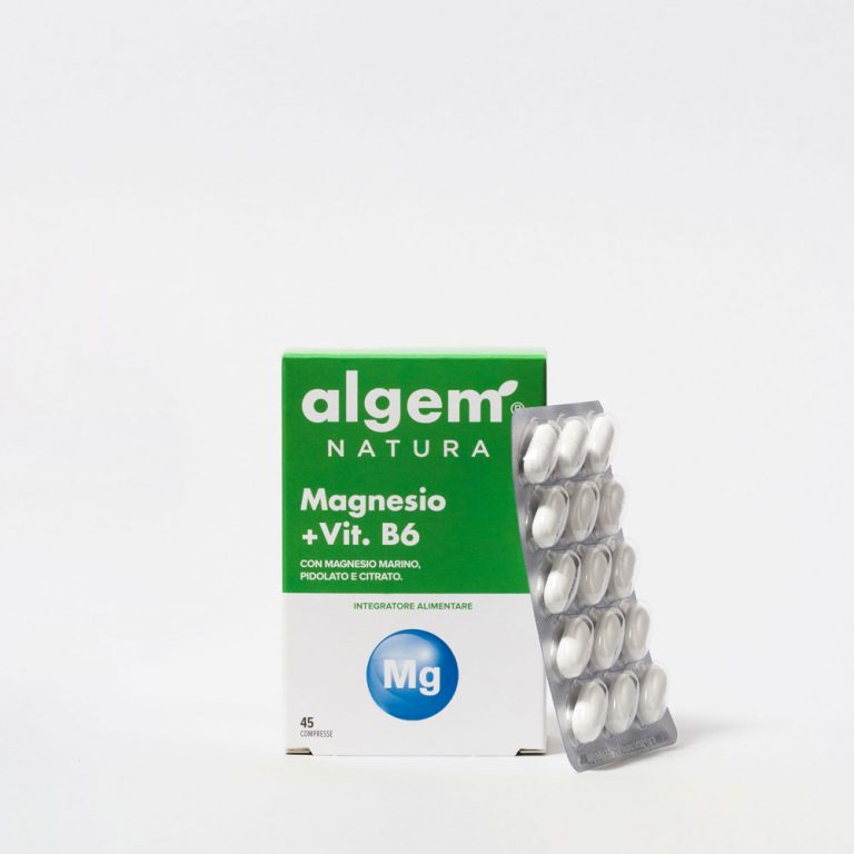 Magnesio + Vit.B6 - Integratore Magnesio e Vitamina B6 - Algem Natura